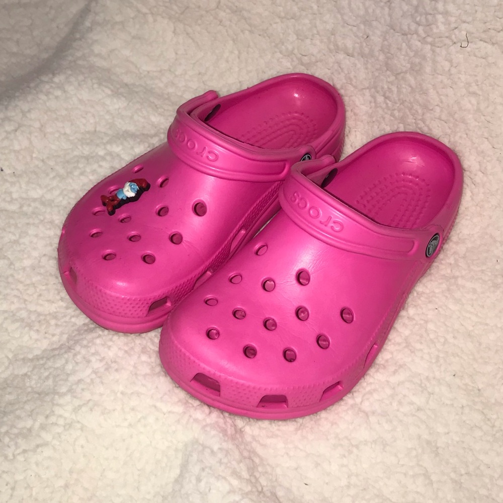 Pink Crocs